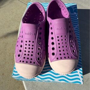 Native Lavender Slip-On Shoes gently used